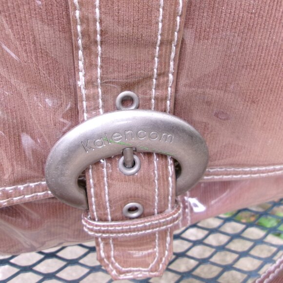 Kalencom New Orleans 2960 Chocolate Corduroy Laminated Diaper Buckle Bag NEW NWT - Picture 3 of 16